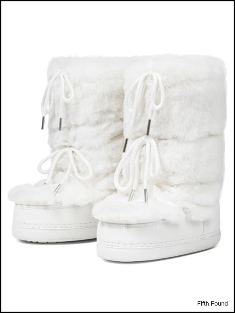 Fuzzy Faux Fur Platform Mid Calf Winter Snow Boots